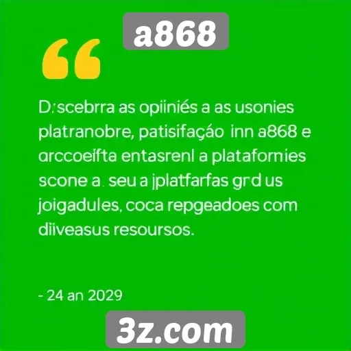 Opiniões de usuários sobre a satisfação no a868